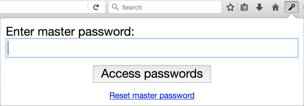 Easy Passwords login prompt